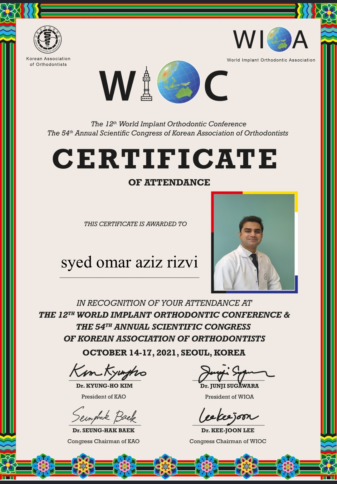 12th World Implant Orthodontic Conference (WIOC)