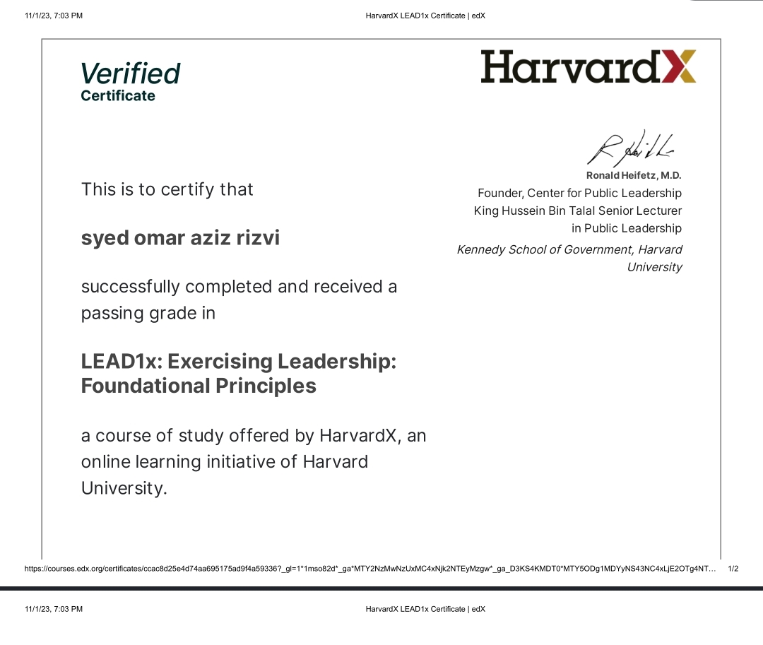 Exercising Leadership: Foundational Principles